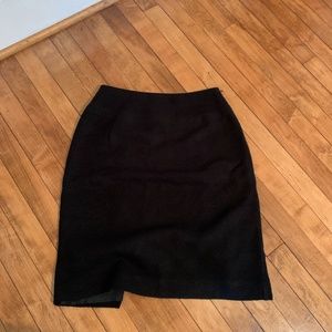 Talbots petites wool‎ blend black skirt. Fully lined . Wornnonce